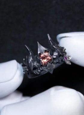 《明日方舟》焰影苇草主题戒指原创手作动漫游戏周边二次元食指戒