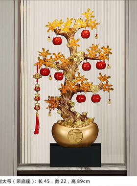 新款柿柿如电视柜装意饰壁龛摆客厅大型沙发旁边件落地乔迁礼物品