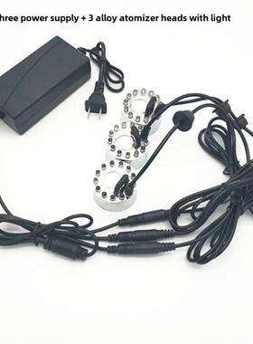 二三四雾化头盆景假山雾化器鱼缸鱼池造雾器水池雾化造雾水雾观景