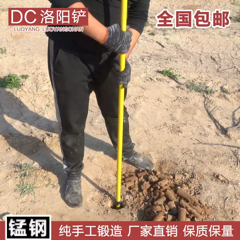 Профессиональная лопата Luoyang лопатная головка берет почву и копает ямы.
