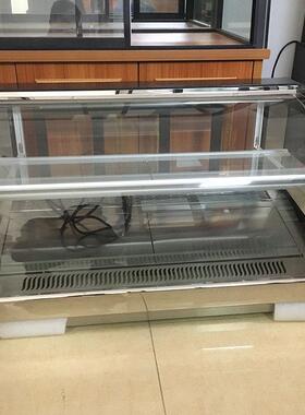 富祺商用恒温弧形台式保温展示柜加热恒温展示柜玻璃保温展示柜