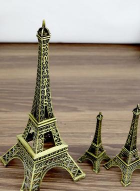 巴黎埃菲尔铁塔摆件模型创意家居用品客厅小物件酒柜艾菲尔装饰品