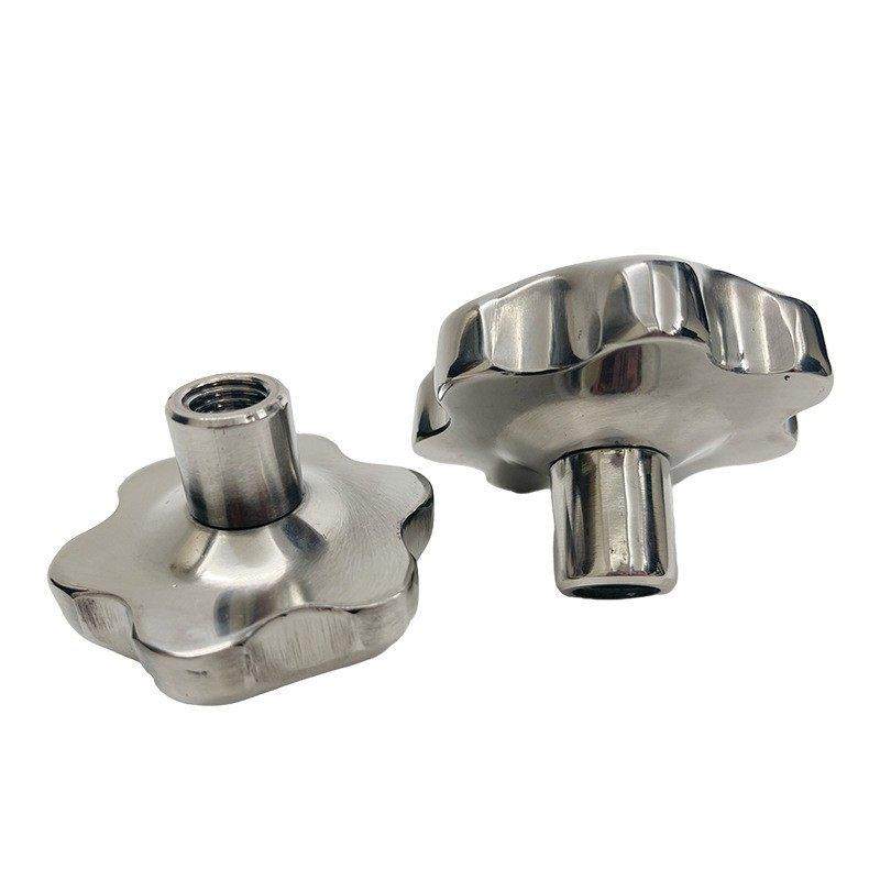 304不锈钢星形梅花手轮锁紧螺帽盖手拧旋钮锁紧金属把手,淘宝优惠券,粉丝福利购,淘宝优惠卷