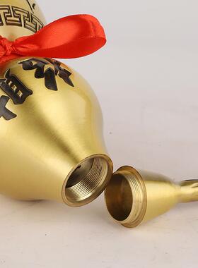 厂家八宝铜葫芦八卦福开盖芦开232口黄禄铜八葫方来财摆对联件