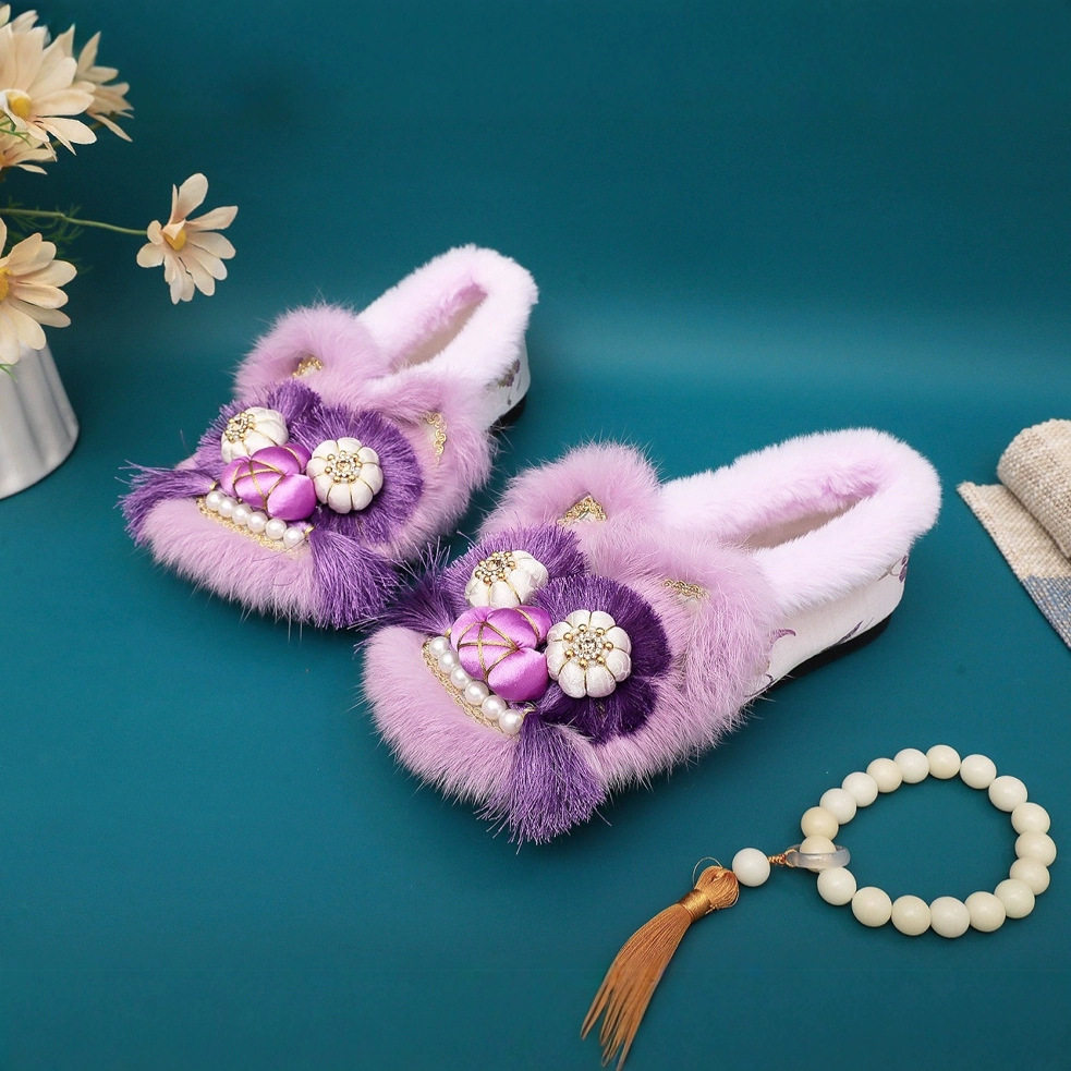 棉鞋成人虎头鞋2026新款国潮复古民族风平底女式鞋民族鞋,淘宝优惠券,粉丝福利购,淘宝优惠卷