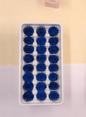 永生玫瑰花头2-3cmB级24朵玫瑰手工干花花束云南永生花基地直发