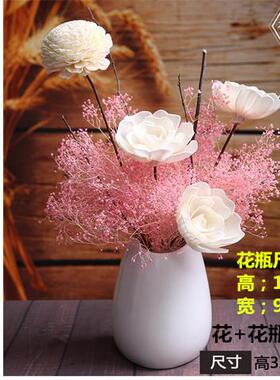 云南天然干花花束纯手工插花真花客厅满天星装饰水晶草干花花艺