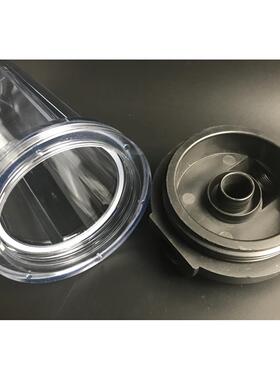 10寸6分 1寸口加厚透明中胖滤瓶 水处理前置过滤器瓶子 带泄压阀