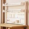 Desktop hole board full iron bookshelf children's study table storage dormitory office computer table multi-layer storage rack