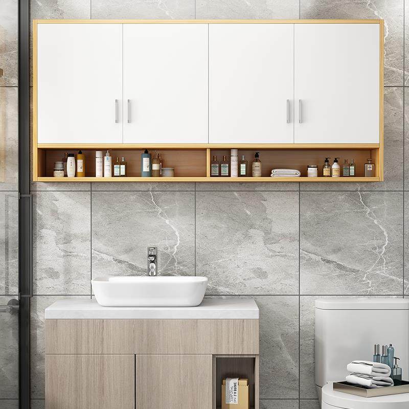 厨房吊柜墙壁柜子储物柜挂墙式墙上收纳置物柜子阳台顶柜墙壁挂柜 - 图1