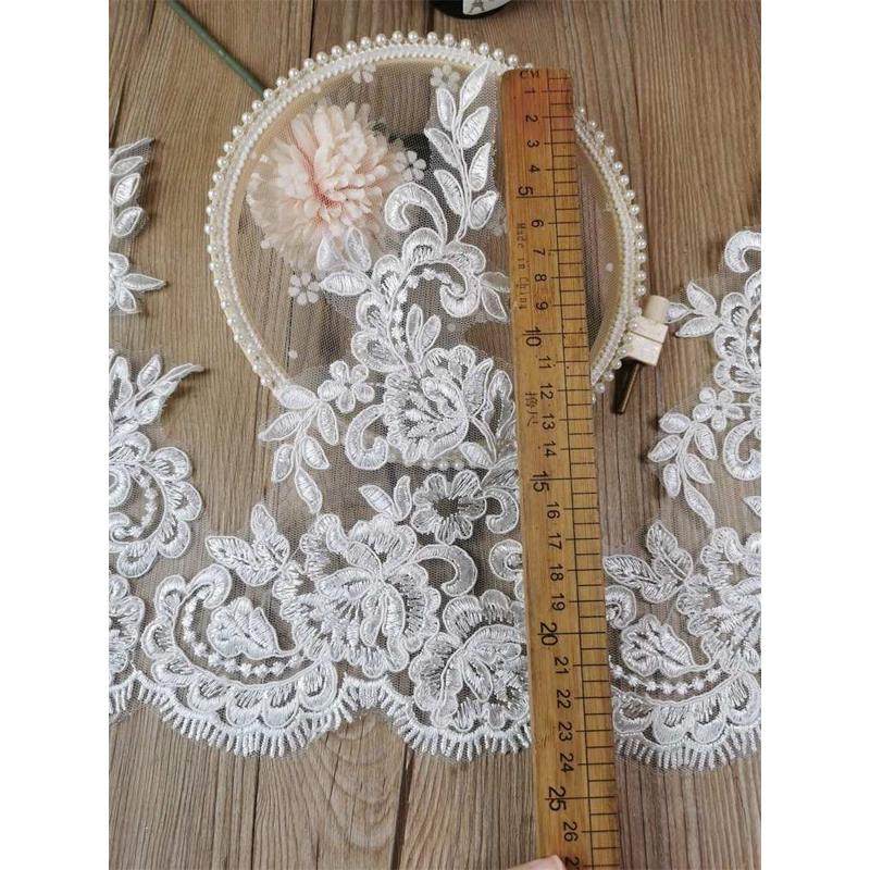 蕾丝睫毛边车骨花边 蕾丝米白色窗帘布艺手工DIY婚纱礼服头纱花边,淘宝优惠券,粉丝福利购,淘宝优惠卷