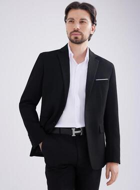 L 30863 Men's Two Button Suit Jacket Pants 职业西装套装