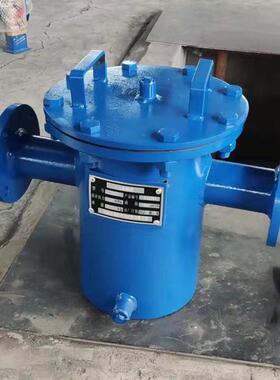 不锈钢篮式过滤器管道除污器浴池毛发收集器工业法兰二次网除污器