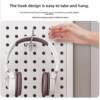 Hole board wall hanging rack storage rack dormitory storage rack display rack iron hole board hole version power tools wall mounted