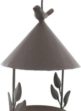 质做旧小鸟子229877挂喂鸟器铁工艺摆件房铁质件花园装饰