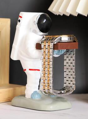 创意太空人手表支架托架展示架宇航员手表架手表托收纳架表架摆件