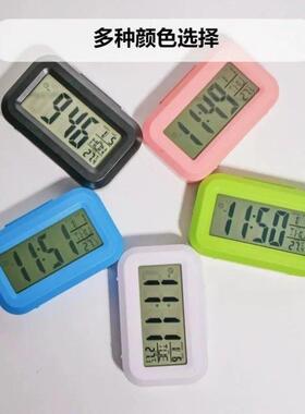 12/24h Led Digital Display Alarm Clock Home Bedside Battery