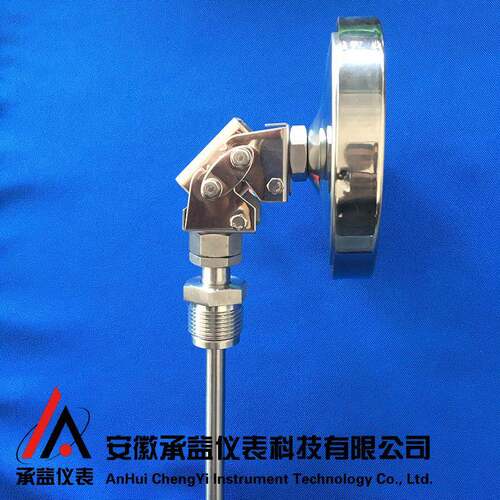 双金属温度计WSSF-481工业用温度表锅炉管道水箱不锈钢耐高温 - 图0