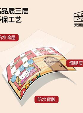 电总表箱吸装饰画磁免打孔卡通电闸箱遮配电箱闸开丑关遮挡0999皮