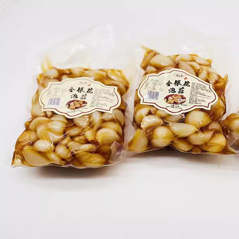 木之芽糖醋蒜瓣腌制大蒜头甜蒜金银花泡蒜腌泡蒜头爽口餐饮袋装