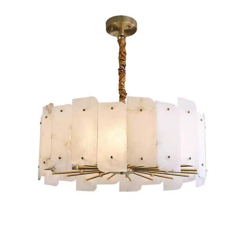 云石灯具现新中式全代铜吊灯客厅设计师简68347约室创意餐卧厅书 - 图3