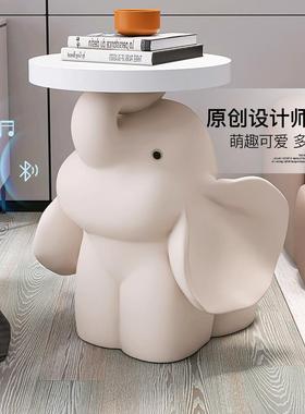 大象大型落地摆件客厅电视柜沙发边几床头柜托盘家居饰品乔迁礼物