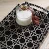 French acrylic tray rectangular fruit plate coffee table desktop tea set aromatherapy cosmetics storage home living room