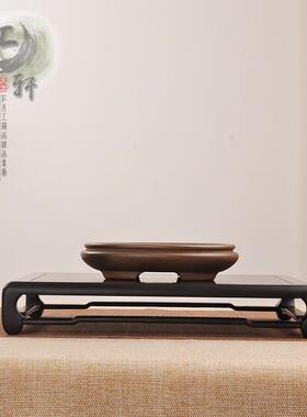 红木紫光檀方形榫卯炕几底座花瓶茶壶奇石摆件盆景佛像飘窗大底座
