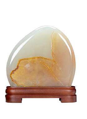 高档天然玉摆件泰山原石敢当靠山观赏收藏奇石办公室镇宅风水定制