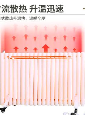 家用智能注水电暖器可移动加水电暖气片取暖器速热式节能工程钢制