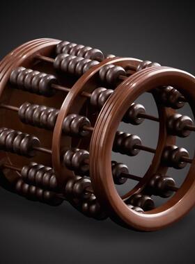 大仕缘紫铜工艺礼品摆饰文房摆件创意书房算盘笔筒送老师筒商务办