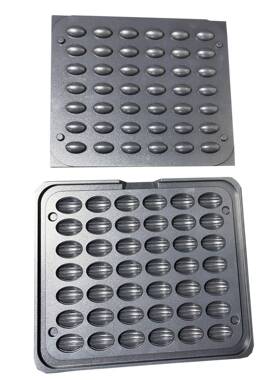 定制款42孔椭圆塔克机 tartlet machine 220V 不粘锅双面受热均匀
