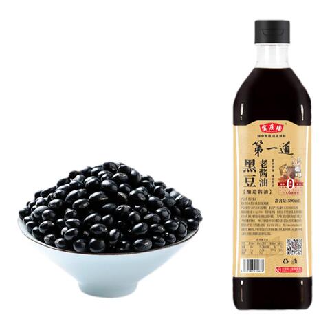 宴庄缘天然无添加黑豆酱油