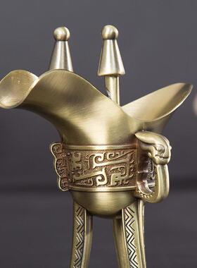 复古金属工艺品爵杯酒柜装饰品家居摆件送礼佳品名族纪念品