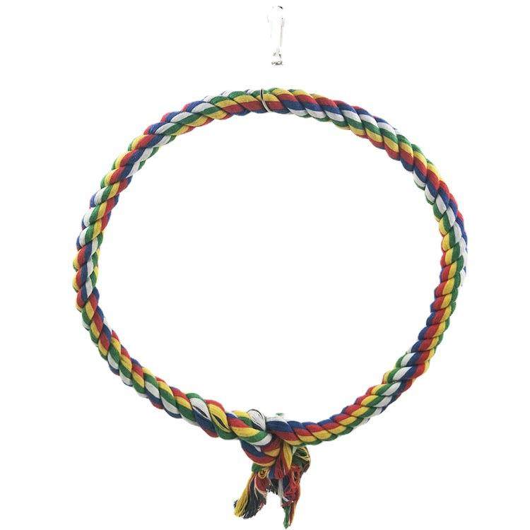 鹦鹉吊环 鸟玩具 圆形圆圈吊环 攀爬环 大中小鹦鹉攀爬绳索 秋千,淘宝优惠券,粉丝福利购,淘宝优惠卷