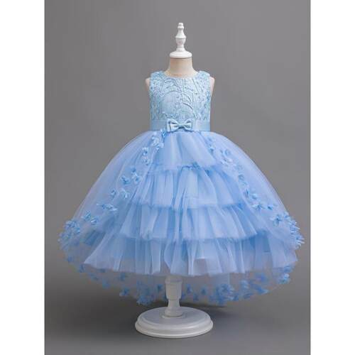 D 23312 Girl's Puffy Tulle Princess Dress 女童蓬蓬纱公主裙 - 图3