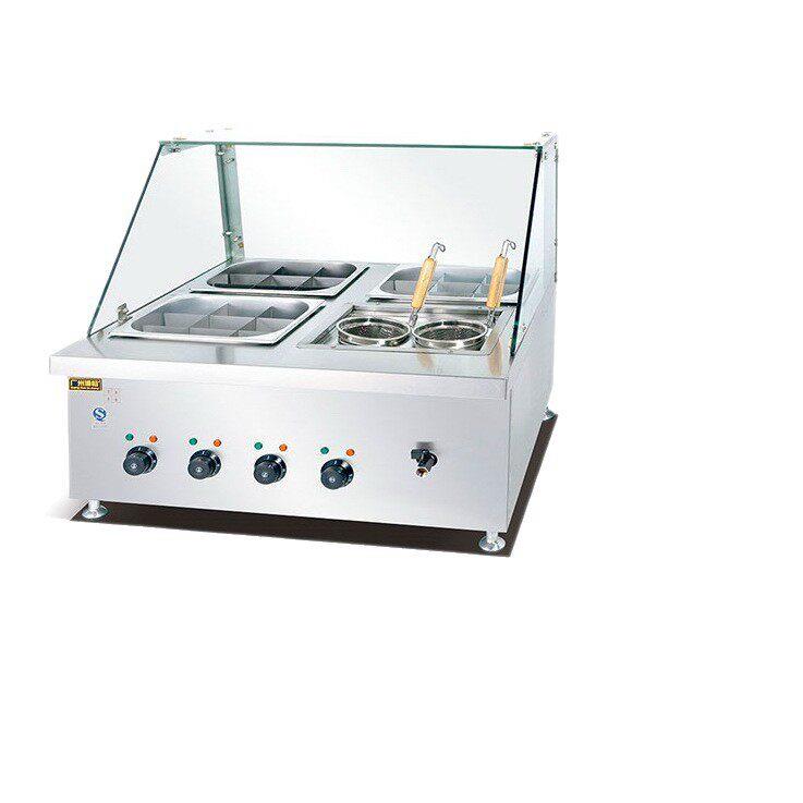 Bochang Commercial Oden Cooking Machine Multifunctional Electric Noodle Cooker with Glass Cover Vertical Desktop Convenience Store Fish Egg Machine