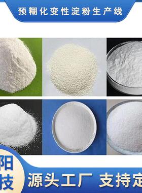 红薯变性淀粉生产线设备预糊化淀粉生产线地瓜淀粉加工流水线