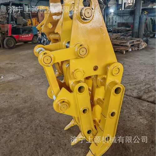 挖掘机配件抓钢机工地夹子机械设备箱式抓草机小型挖机液压抓木器 - 图1