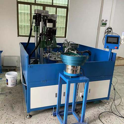 全自动钻孔攻牙倒六zh74角器 位转盘钻孔机攻丝机工 螺纹加工数控 - 图1