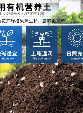 通用型家庭营养土泥炭有机种菜养花阳台多肉绿萝换土养育苗专用