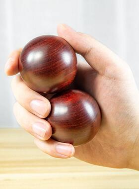 木质手球保健球紫檀金丝楠木崖柏檀木实木老年人手握球手盘球