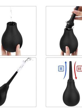Enema Bulb Syringe Feminine Cleaning Washing Silicone Enema