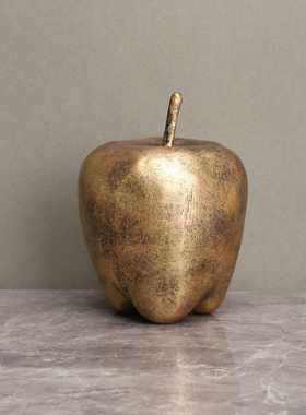 家居极简约黑白条纹托盘样板房客厅组合摆件茶几水果盘工艺品