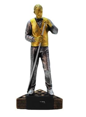 运动树脂工艺系列金银色桌球人物奖杯礼品创意家居摆件工艺品