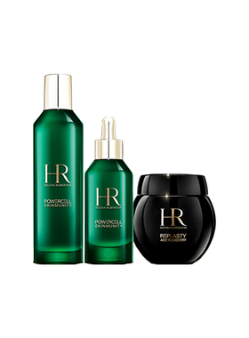 HR赫莲娜 绿宝瓶新肌水200ml+绿宝瓶精华50ml+黑绷带面霜50ml 保