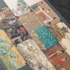 Chinese ancient painting waterproof dry tea towel double-sided Zen tablecloth tea ceremony accessories table flag tea mat tea set tea cloth tea cloth