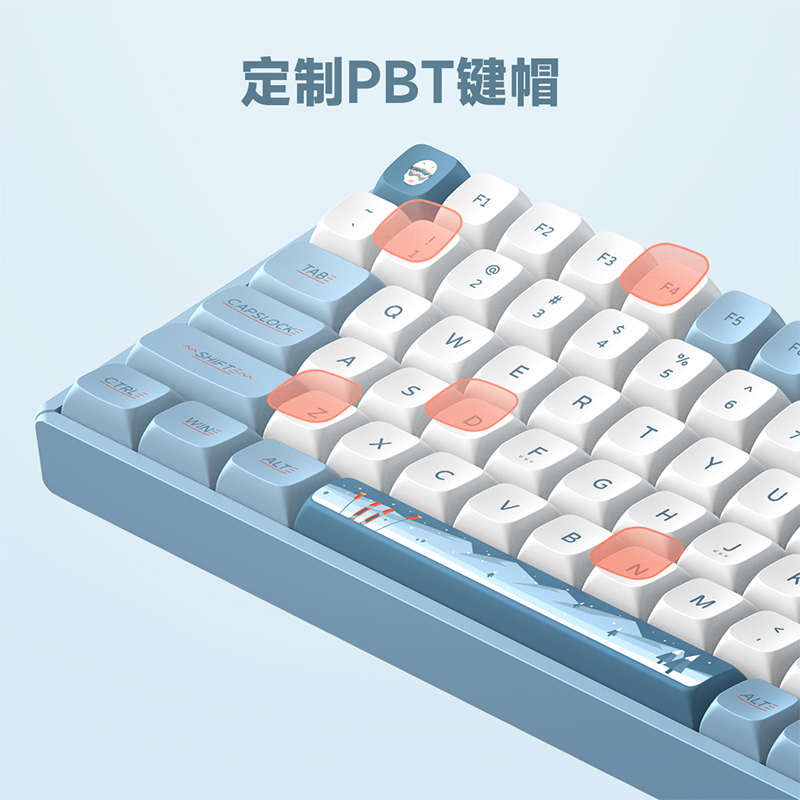 IQUNIX F97/OG80滑雪无线机械键盘办公电竞主题客制化热插拔 铝厂 - 图2