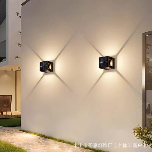 户外TYN-01太阳能庭院灯室外洗墙灯壁防水别墅墙灯露台灯花园阳台 - 图0