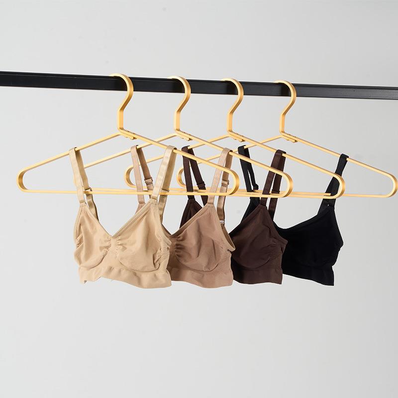 womens tight-fitting gathered no-padded fitness underwear - 图1